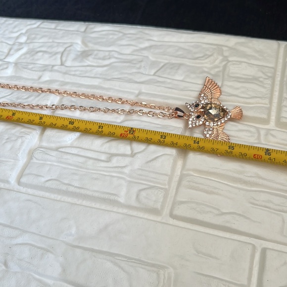 Owl Necklace Pendant Chain 15.5" (lenght) approx. - Picture 12 of 12